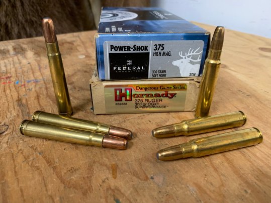 .375 Bear cartridges