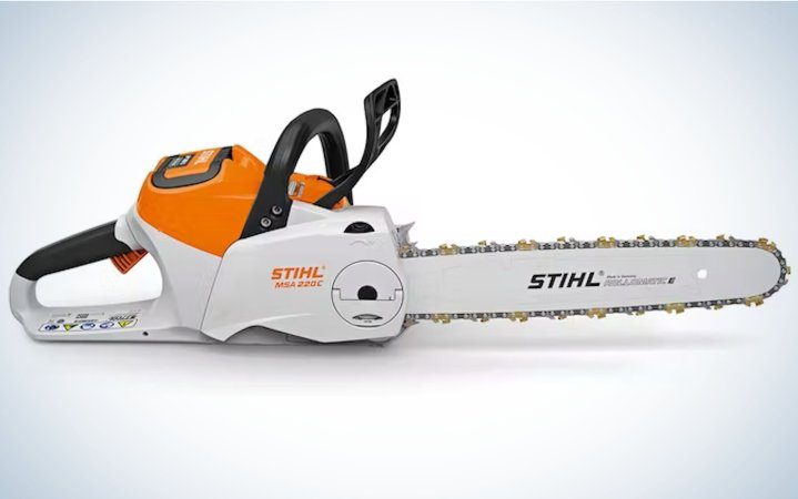  The Stihl MSA 220 C-B is one of the best electric chainsaws.