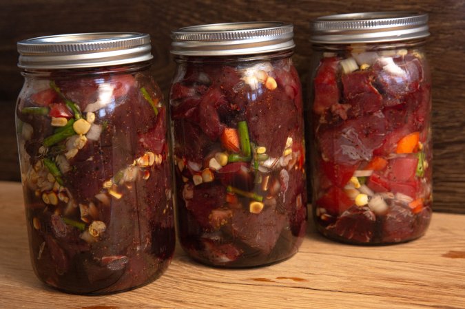 canned venison