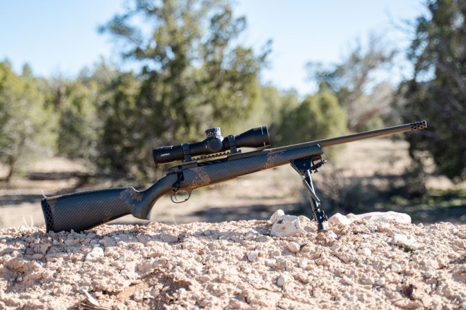  The Weatherby Mark V 2.0 TI is a 5 pound hammer.