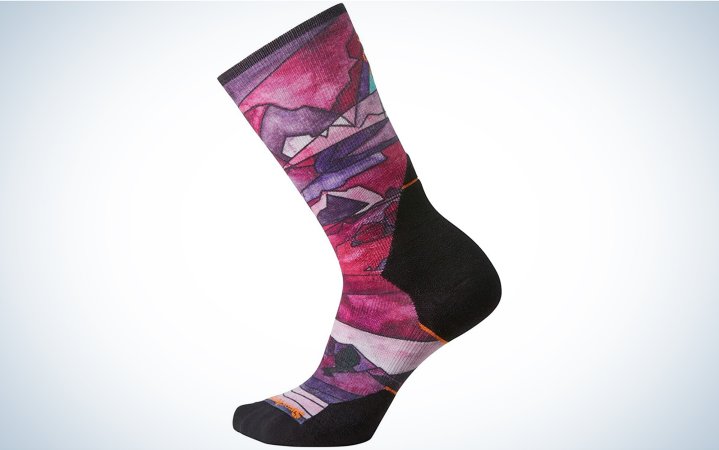  Smartwool Athlete Edition Run Mountain Print Crew Socks are best for trail running.