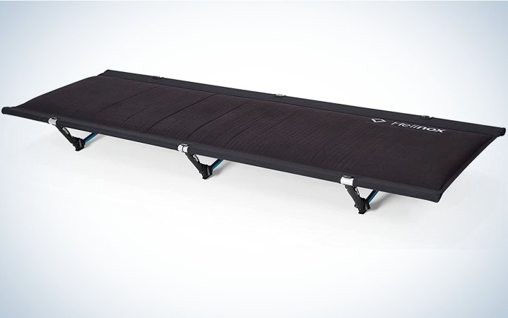  The Helinox Cot One Convertible Insulated is the warmest.