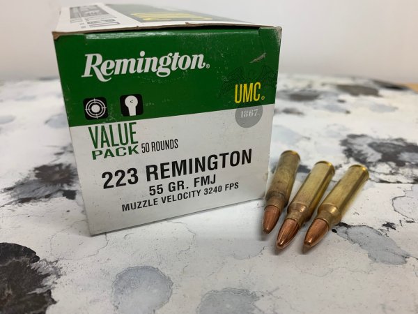  Remington UMC 55gn fmj 5.56 bulk ammo