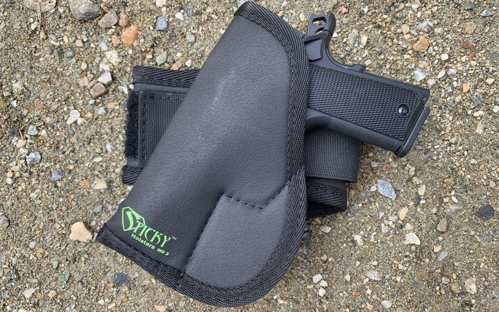  The Sticky Holsters Ankle Biter Wrap and Concealed Carry Holster are great.