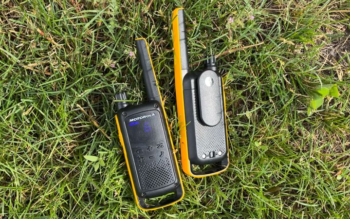  We tested the Motorola Talkabout.