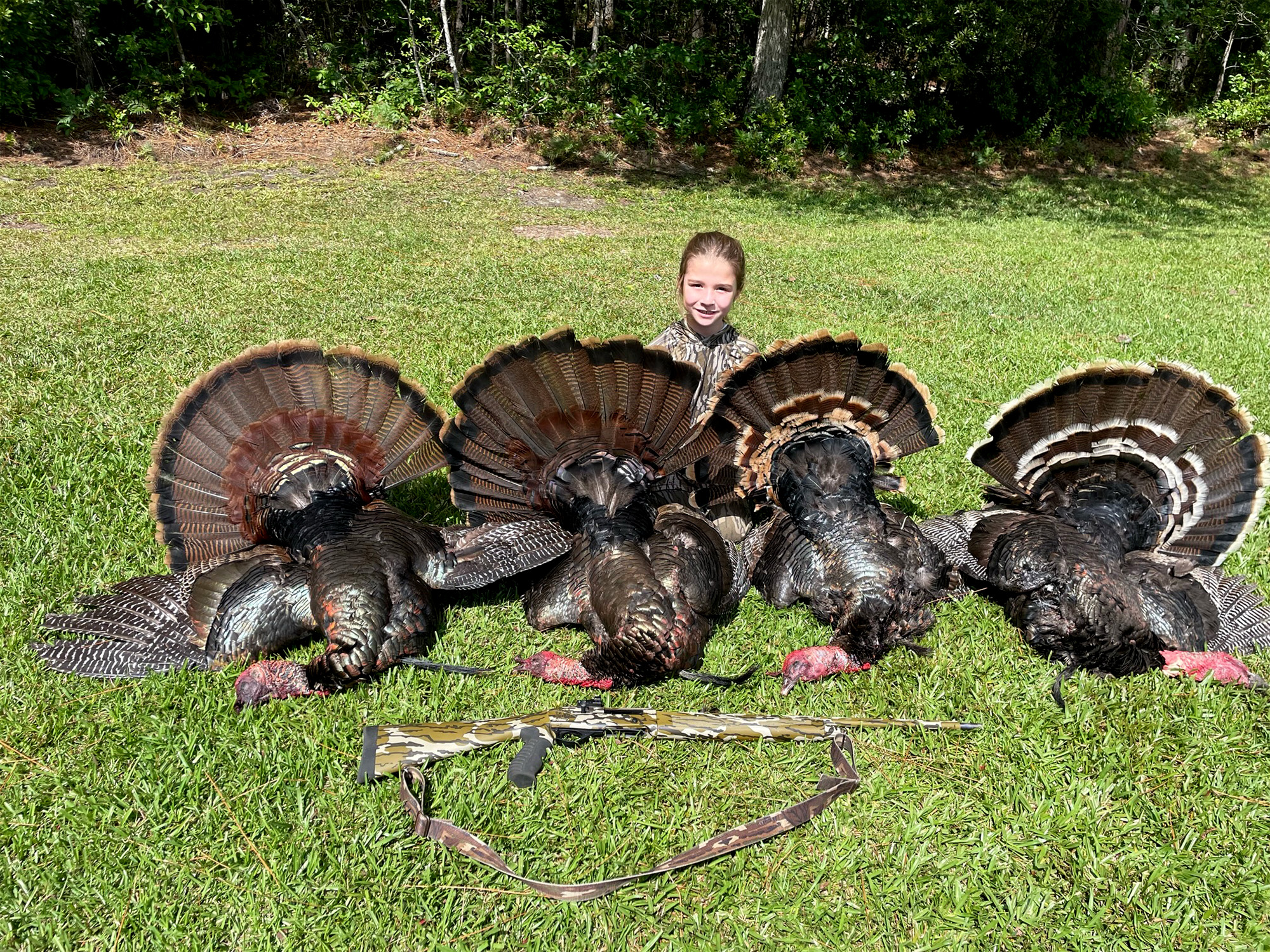 six year old girl single season grand slam