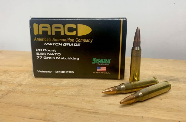 AAC match grade 77 grain Sierra matchking ammo