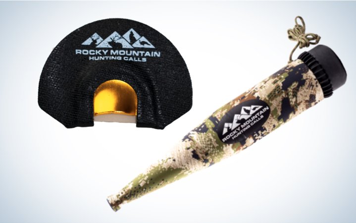  Rocky Mountain Hunting Calls Wapiti Whacker Bugle Tube and Black Magic GTP Diaphragm are the best elk calls.