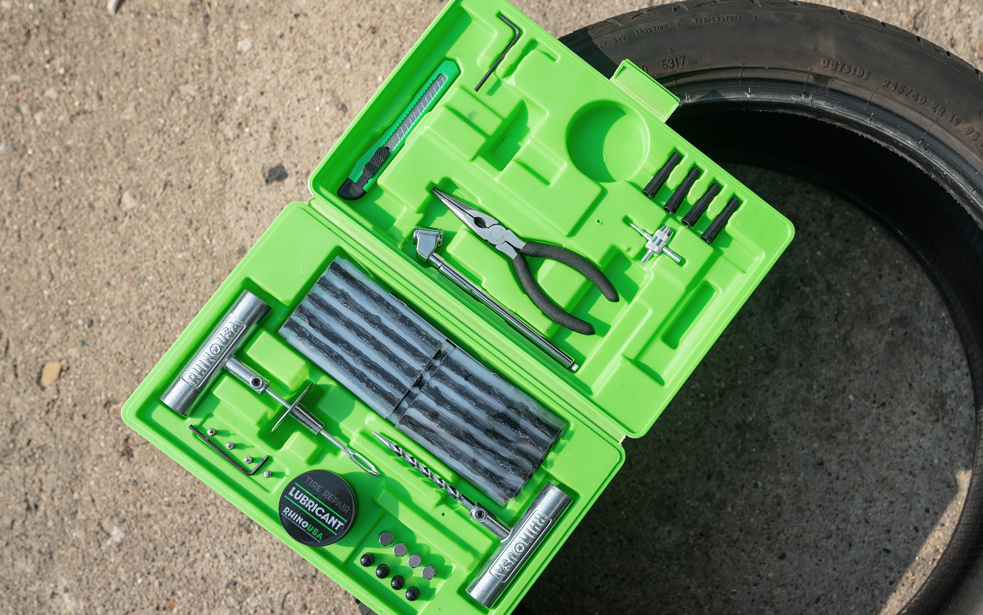 86 Piece Tire Repair Kit