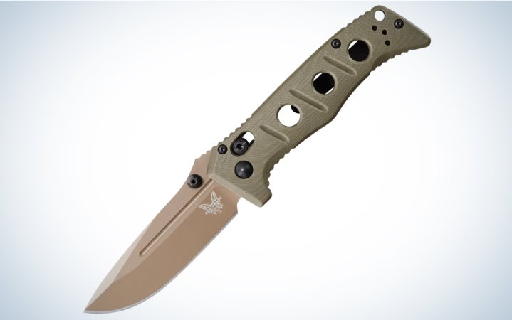  We tested the Benchmade Mini Adamas.