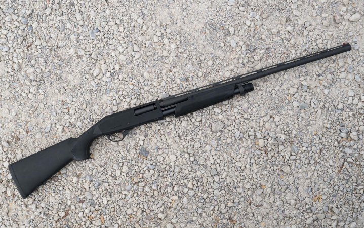  The Stoeger pump shotgun.