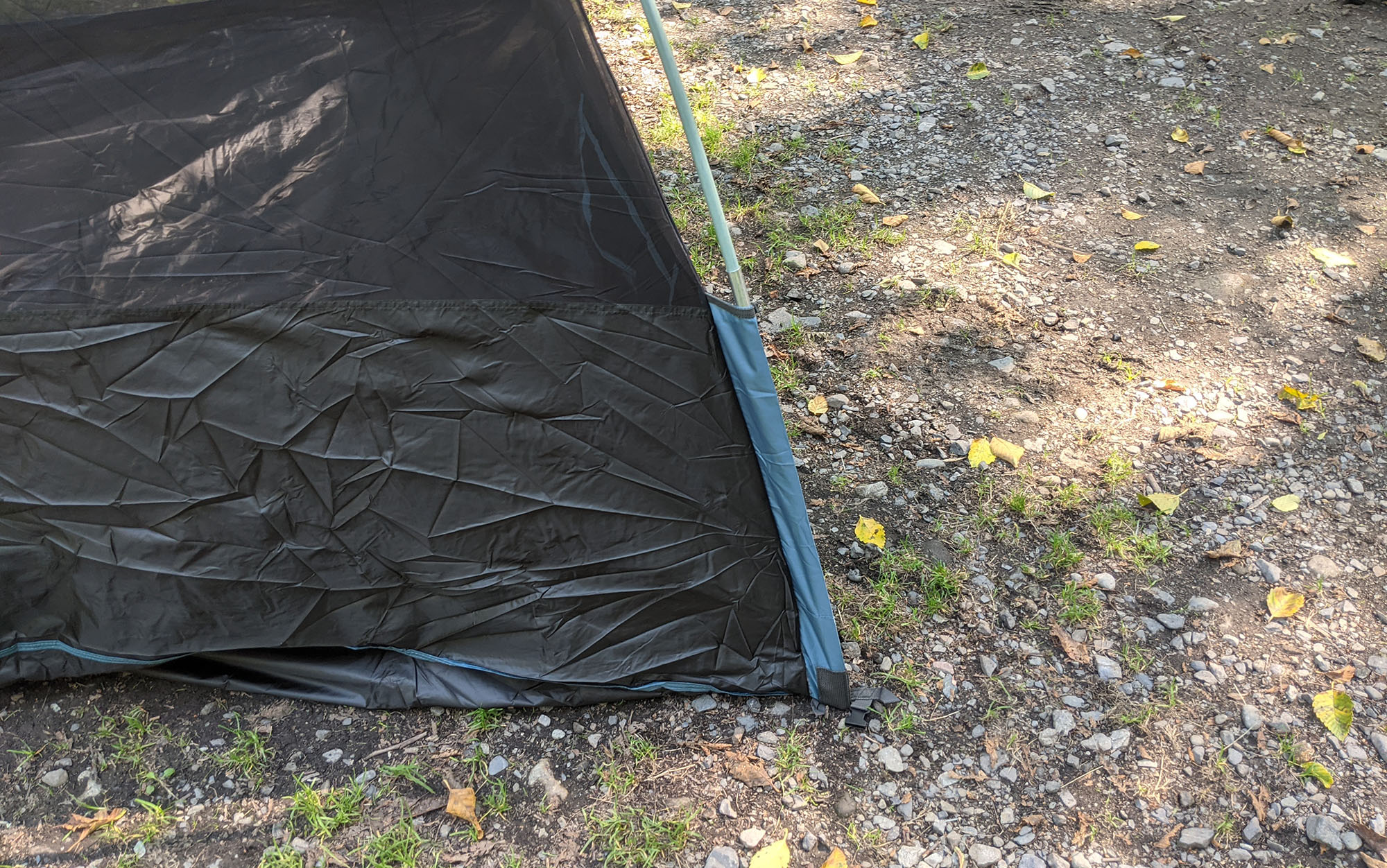 Sleeves for the tent poles in lieu of grommets make the Kelty Discovery Element 6 a user-friendly option.