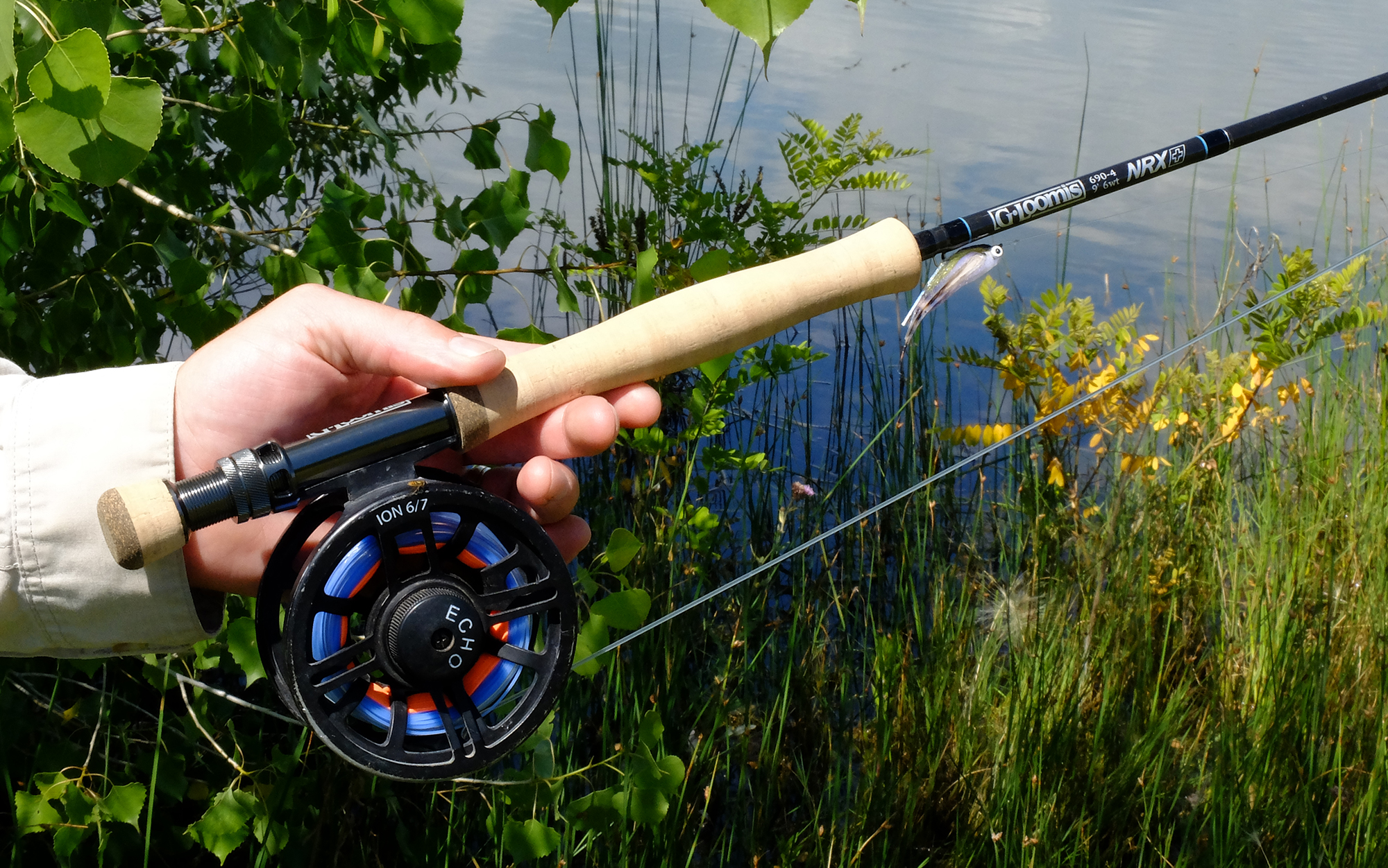 Black Carbon Core Reel Seat for Fly Rods