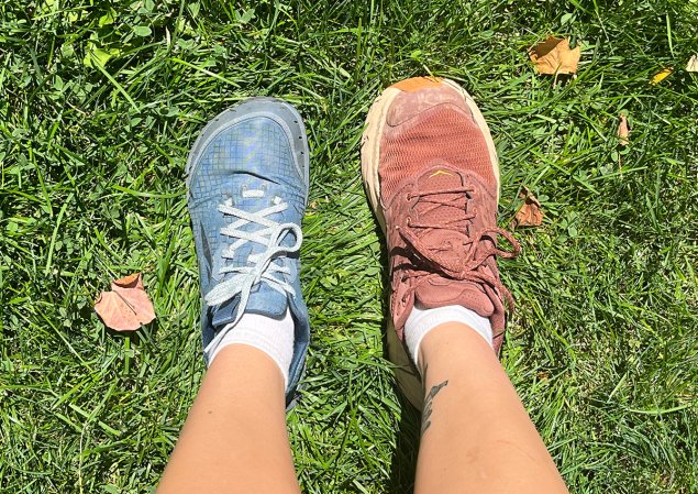 We compared Altra and Hoka shoes.