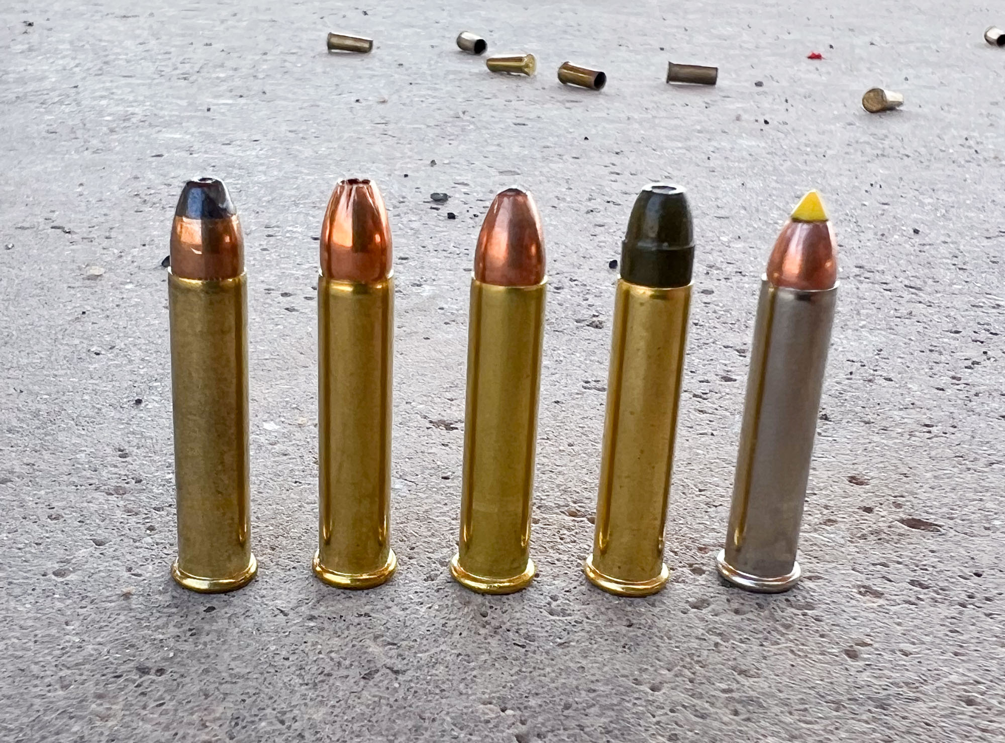 .22 WMR Ammo lineup