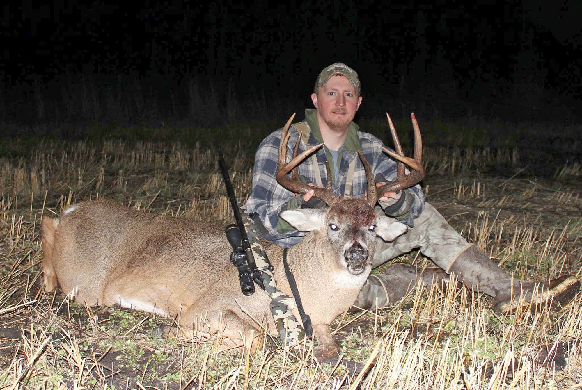 Freel with whitetail buck with Winchester XPR