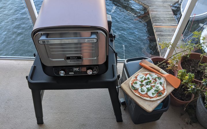 We tested the Ninja Woodfire 8-in-1 Outdoor Oven.