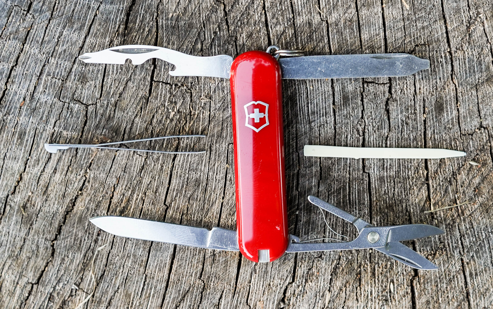 Victorinox Tinker Swiss Army Knife and Keychain Knife Sharpener Set  Unboxing and Review 