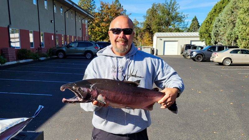 Angler Breaks 53-Year-Old Coho Record on His First Trip Out