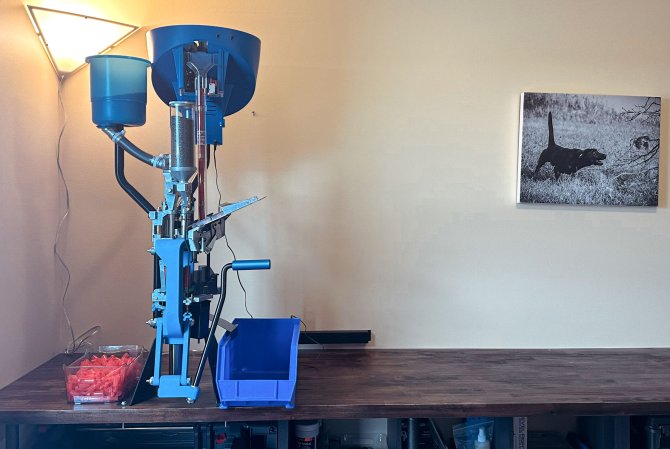 Fully assembled Dillon SL900 press on bench