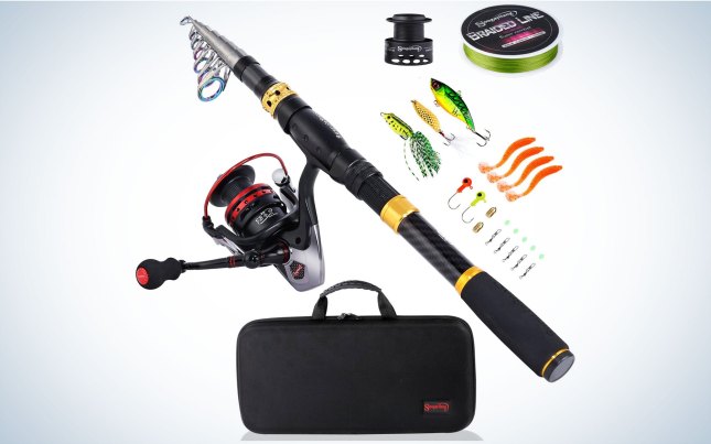  Fishing Rod Portable Telescopic Fishing Rod Portable Ishing  Rod with Fishing Line Portable Fishing Pole Kit with Comfortable Handle for  Oceans, Rivers, Lakes Fishing Pole Travel : Sports & Outdoors