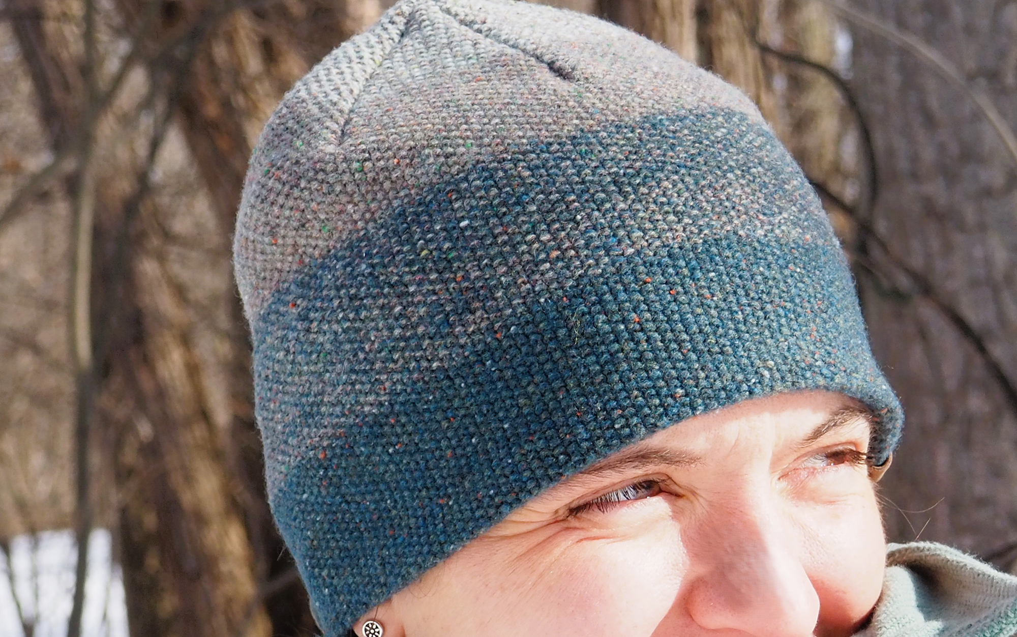 Kate Riley wears the Outback winter hat.