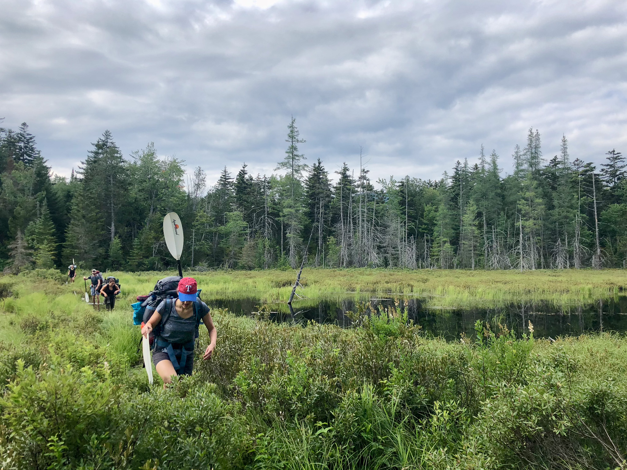 Pack-rafting backpacking through Adirondacks.