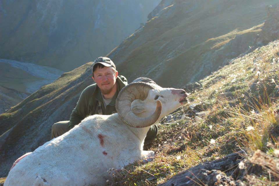 Freel with a ram taken with .270 O'Connor 