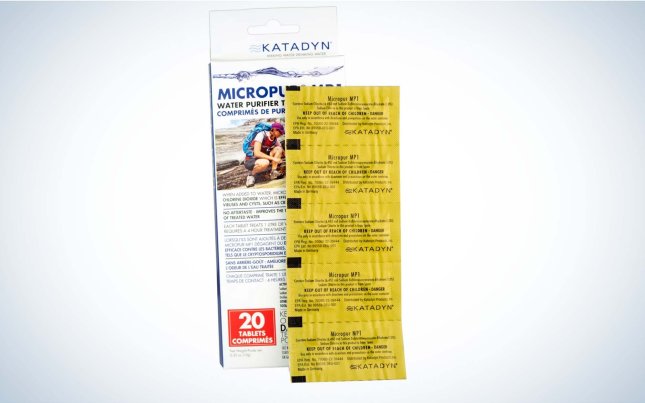 Katadyn Micropur MP1 water purification tablets