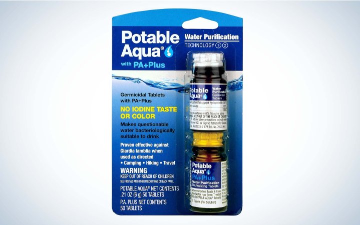  Potable Aqua water purification tablets