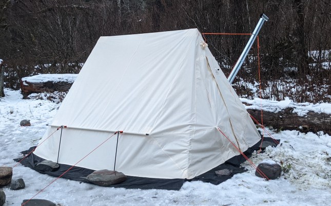 Wood Stove Pipe Support, Snowtrekker Canvas Tents