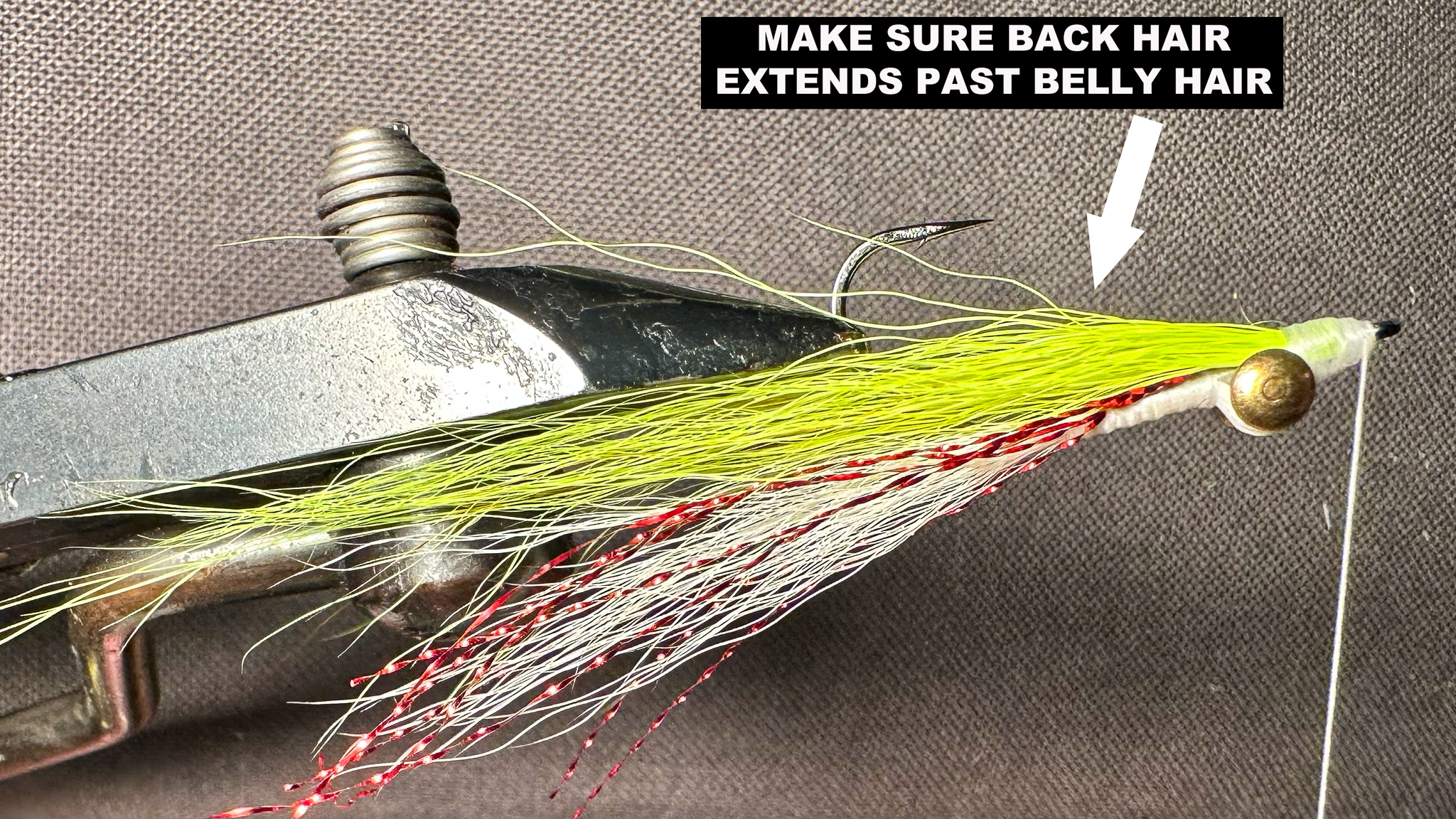 Tying a Purple and Chartreuse Crappie Jig - Step by Step Tutorial