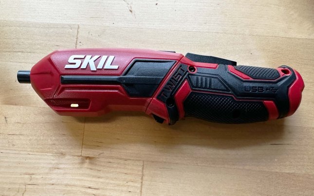 The Skill 4V inline cordless screwdriver