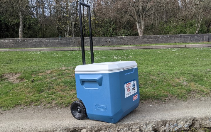  We tested the Coleman 50-Quart Xtreme Hard Cooler with Wheels.