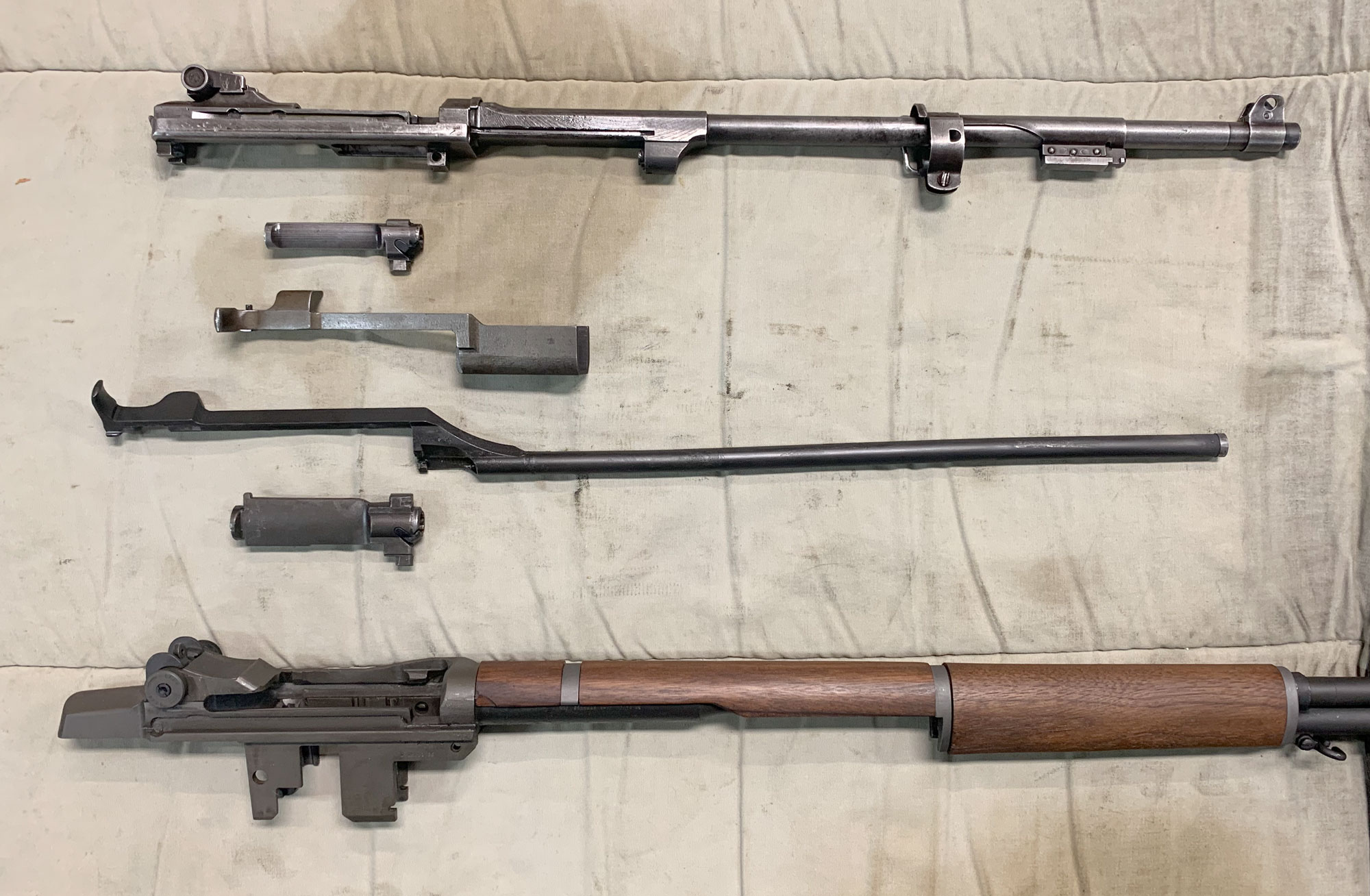 m1 carbine vs m1 garand parts