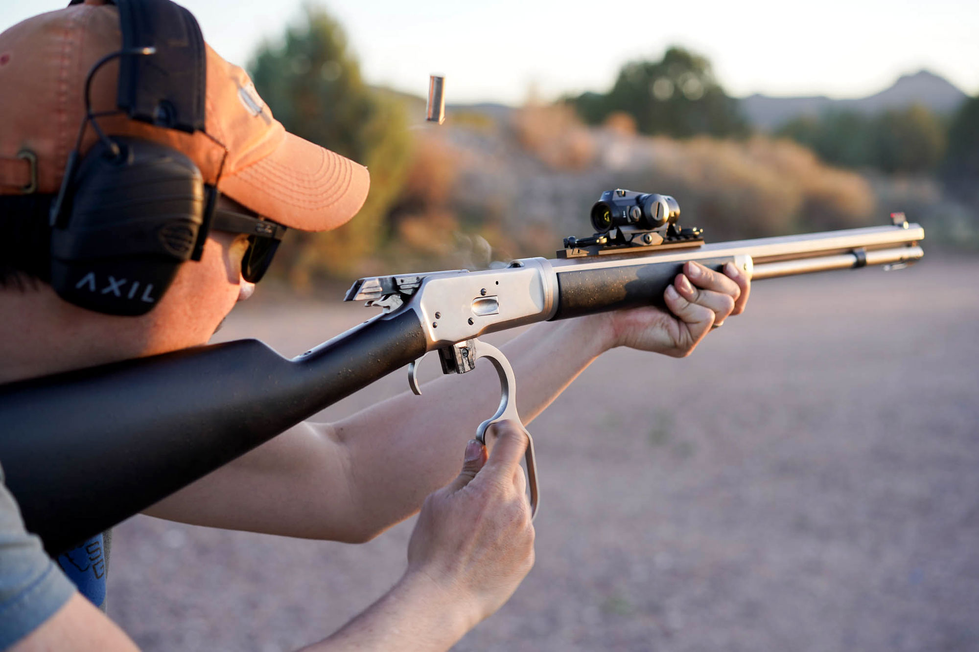 scout optic mount on taylor's & co 1892 takedown