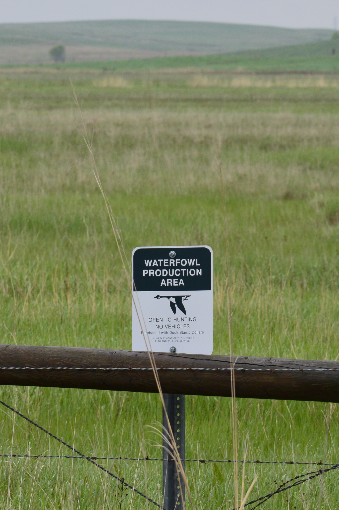 A piece of national wildlife refuge that was purchased with funds from the duck stamp.