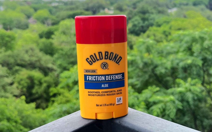  We tested Gold Bond Friction Defense with Aloe.