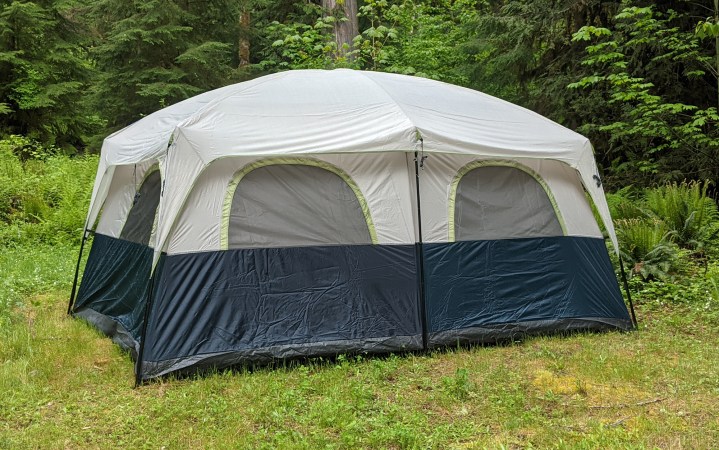  We tested the Ozark Trail Family Cabin Tent.