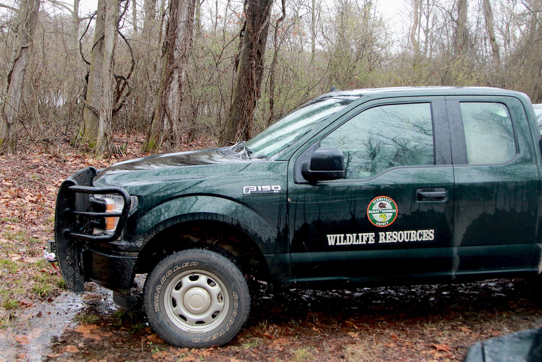 A Tennessee Wildlife Resources Agency vehicle.