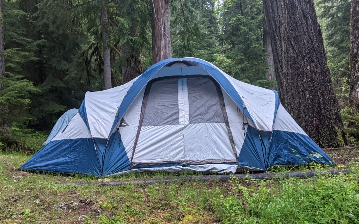  We tested the Wenzel Pinyon 10-Person Dome.