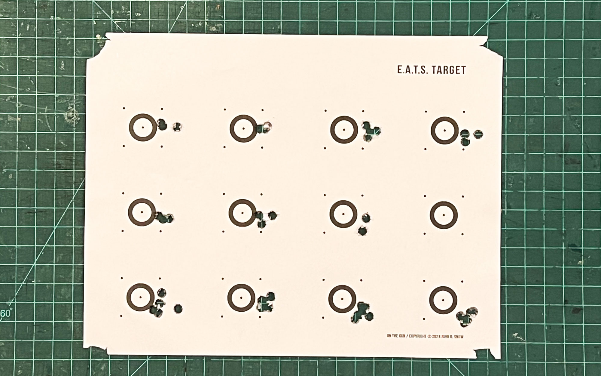 E.A.T.S Target on mat