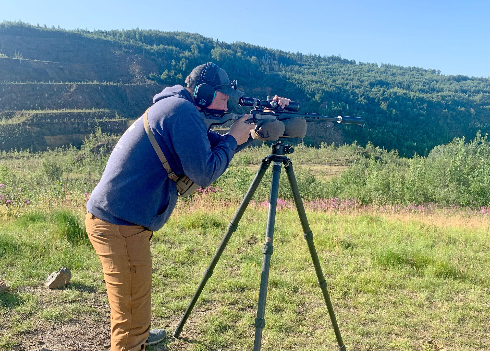 savage m110 ultralite elite shooting long range