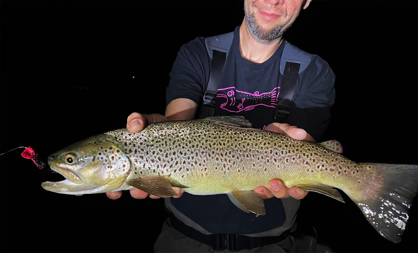 fishing at night