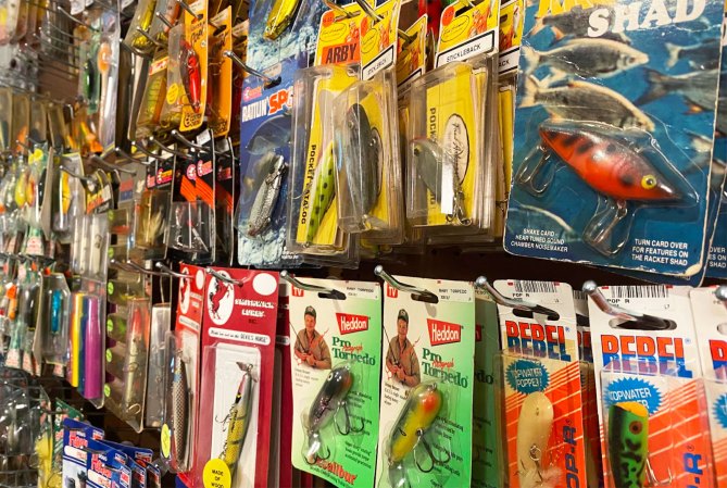 old school bass lures