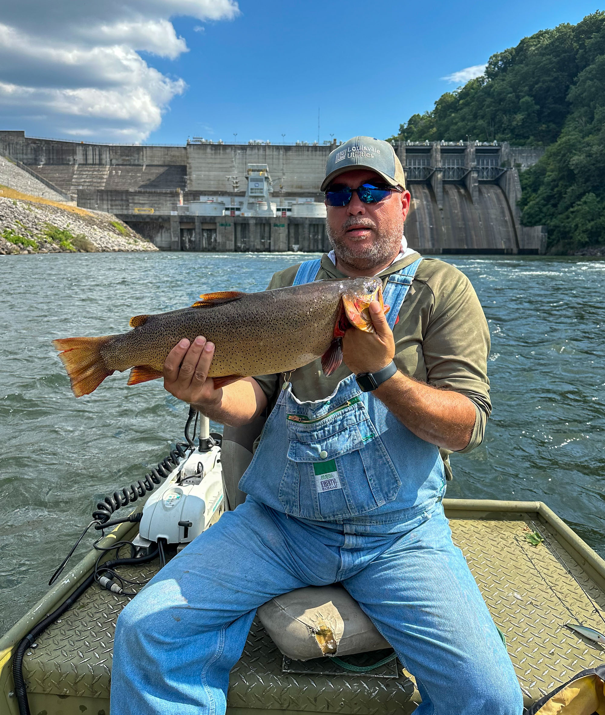 The new Tennessee cutthroat trout record.