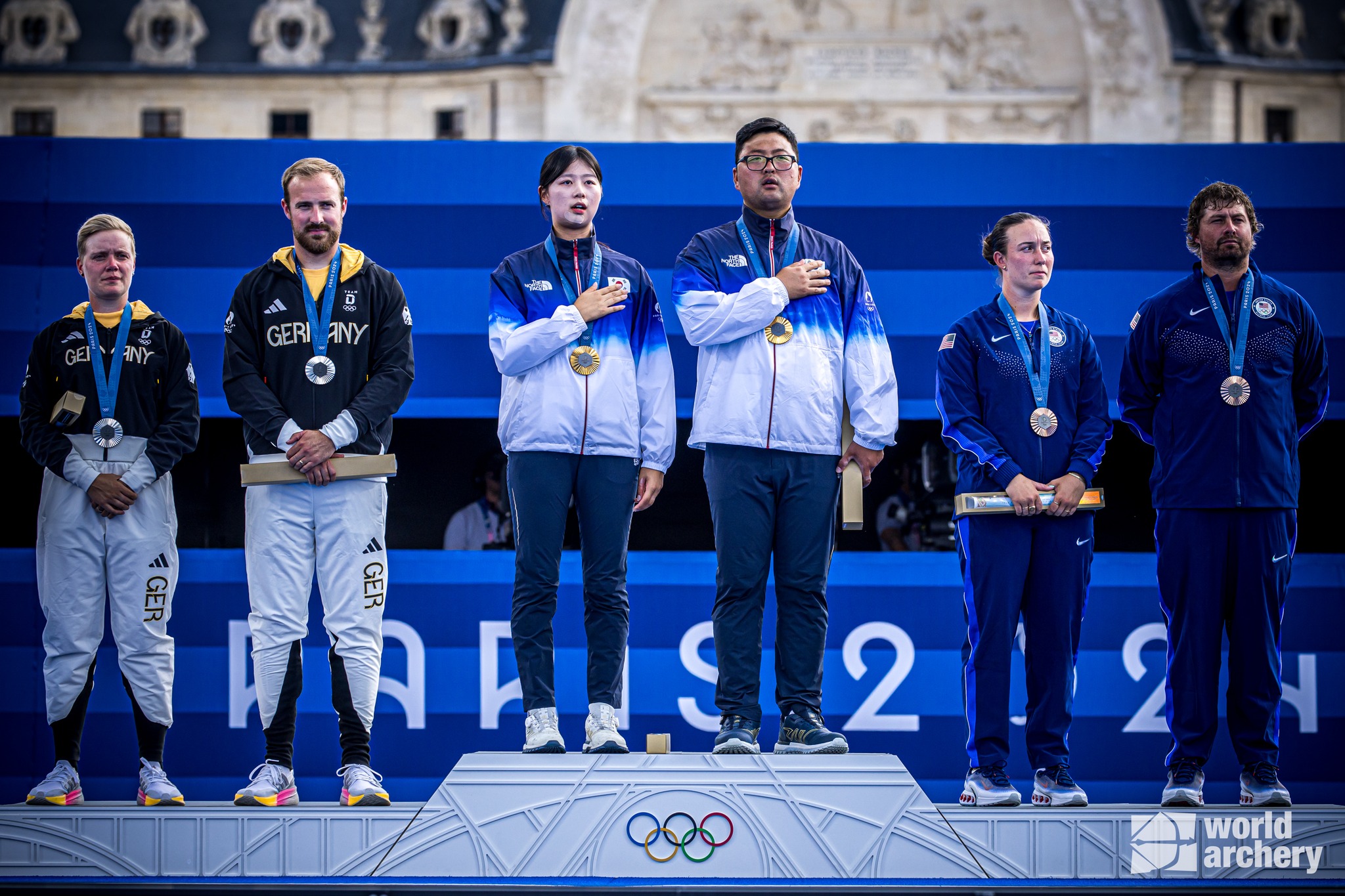 Mixed Team Podium