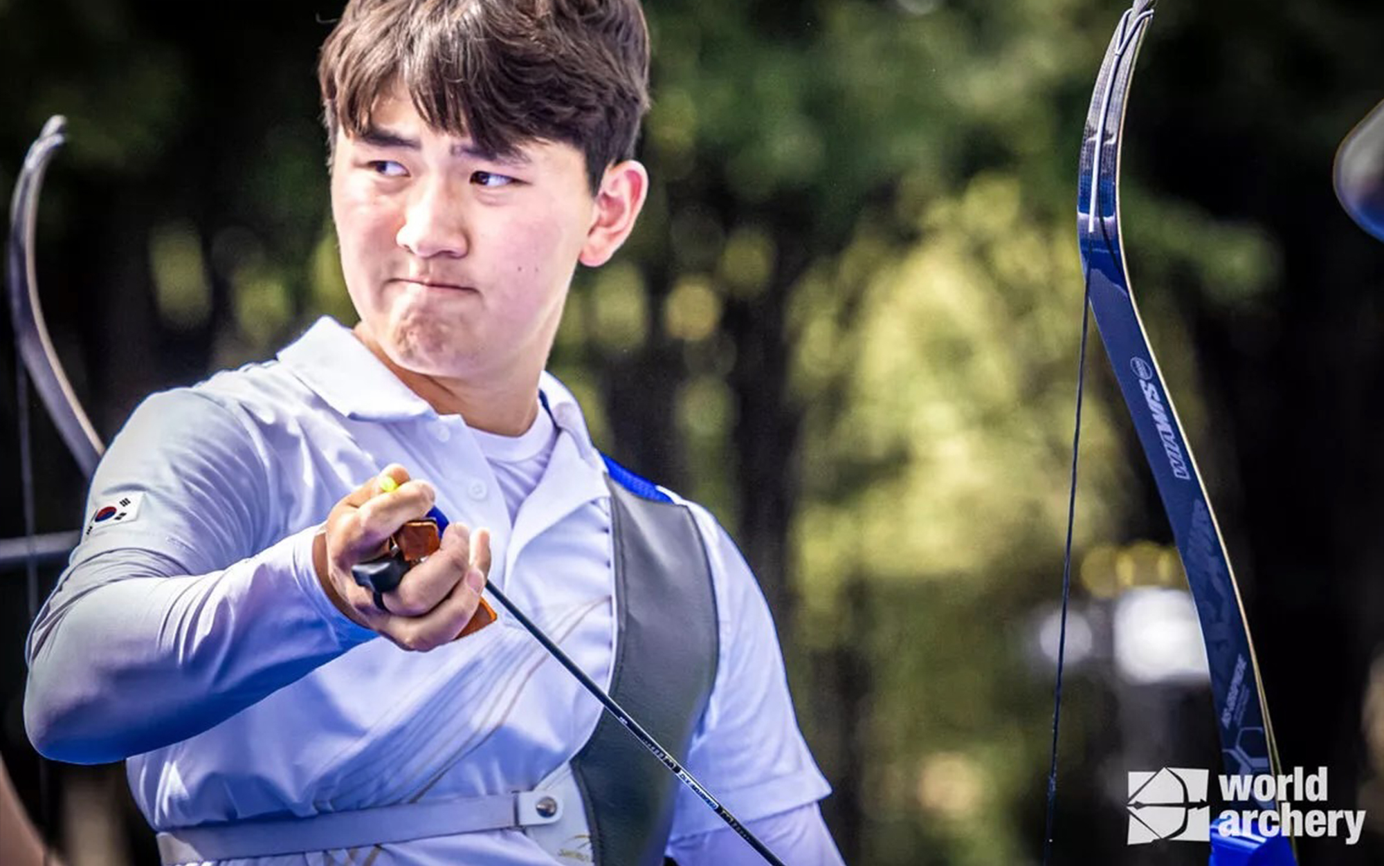 Korean archer Lee Wooseok wins gold.