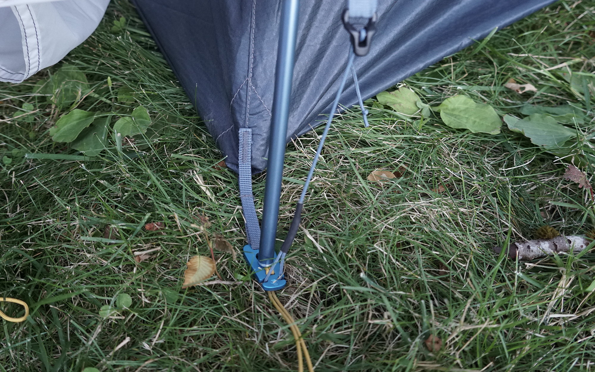 connection point for the Mountain Hardwear Nimbus tent pole and rainfly loop