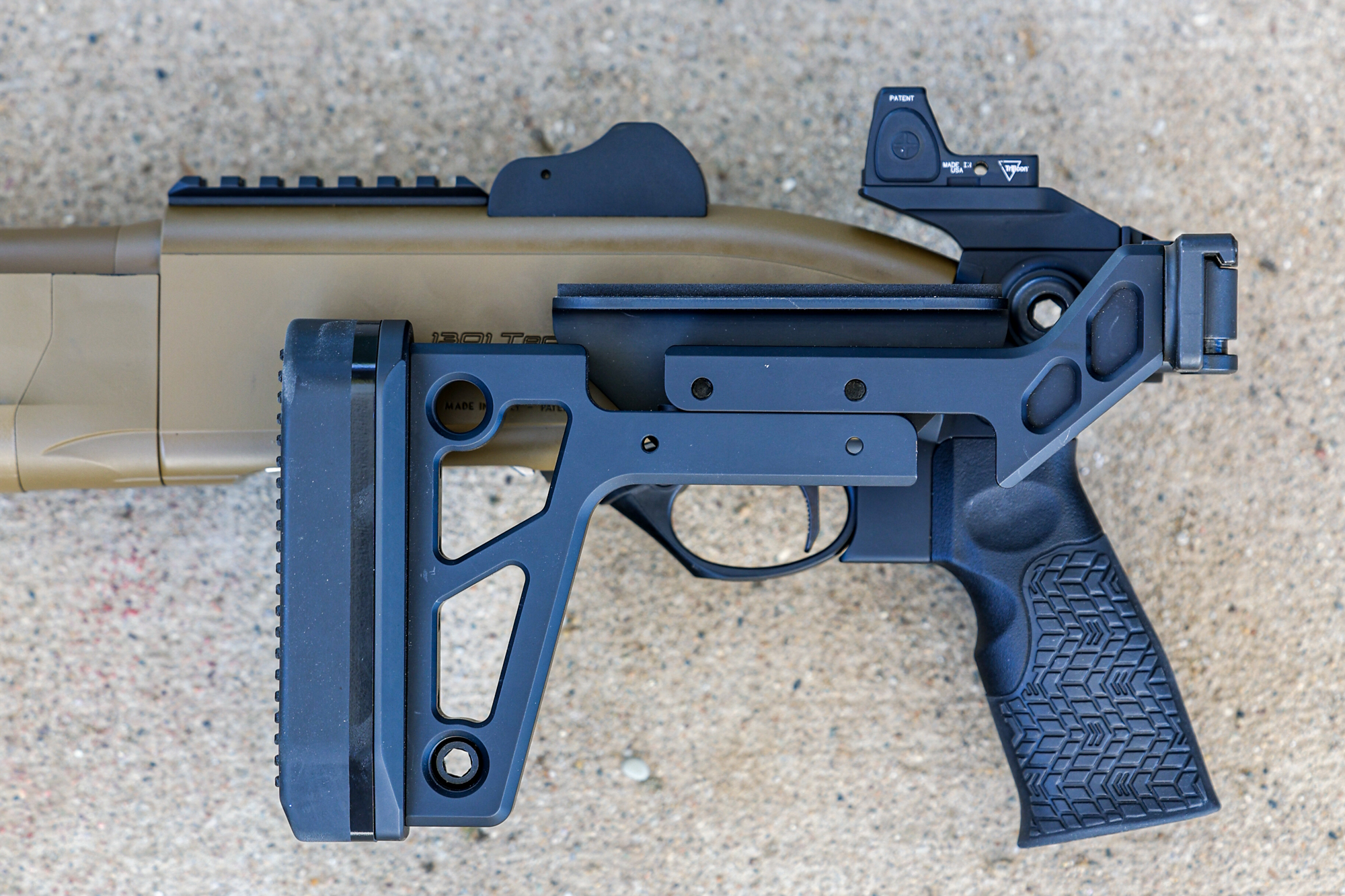 Folding stock on the Beretta 1301 Mod 2.